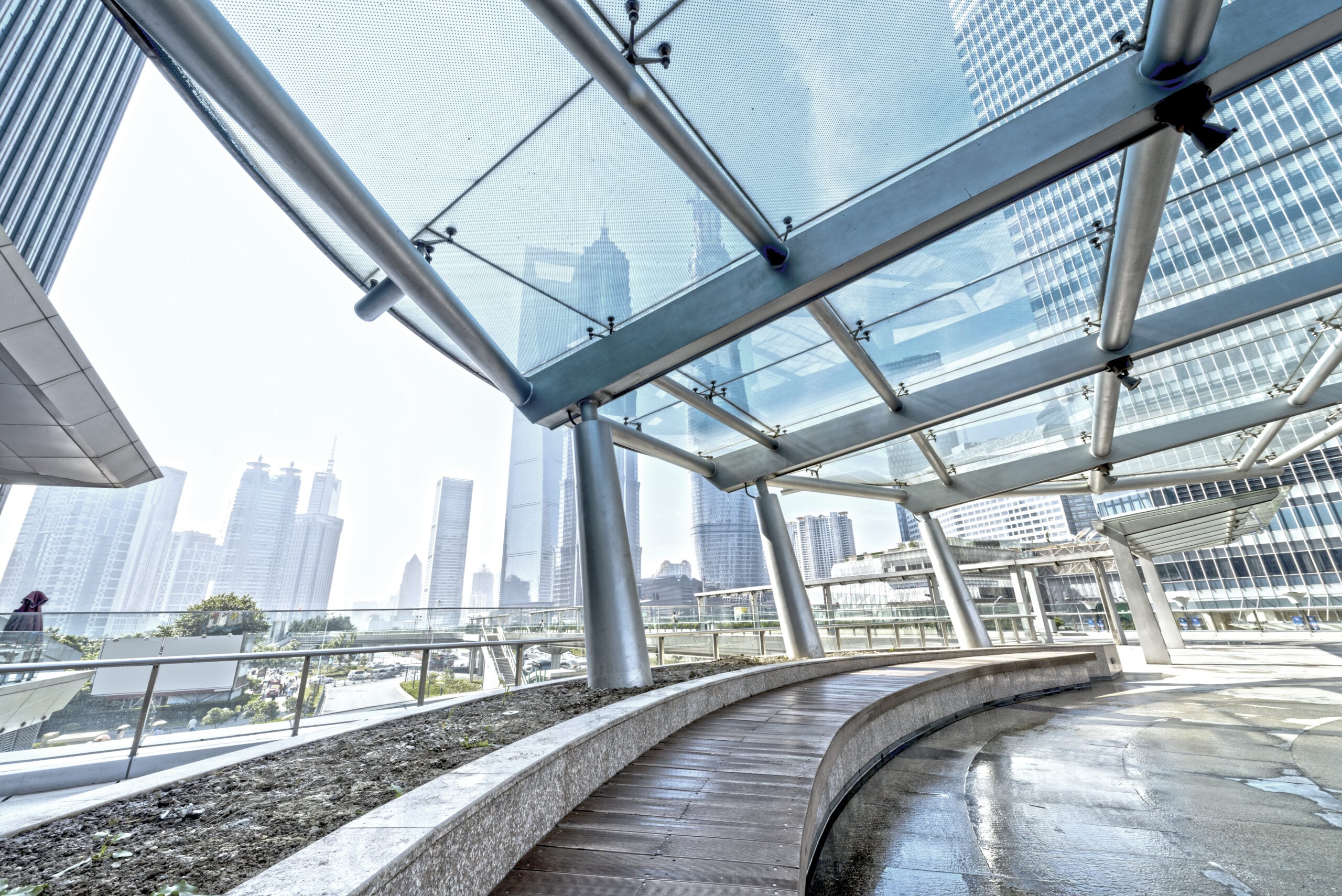 glass canopy